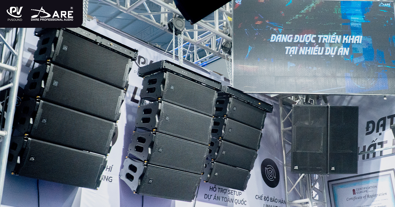 PVSOUND mang đến Demo Prosound Vietnam 2026 dàn loa Dare Professional Audio chất lượng