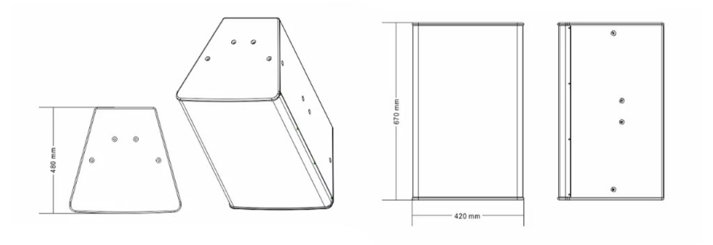 loa array hướng ngang dare