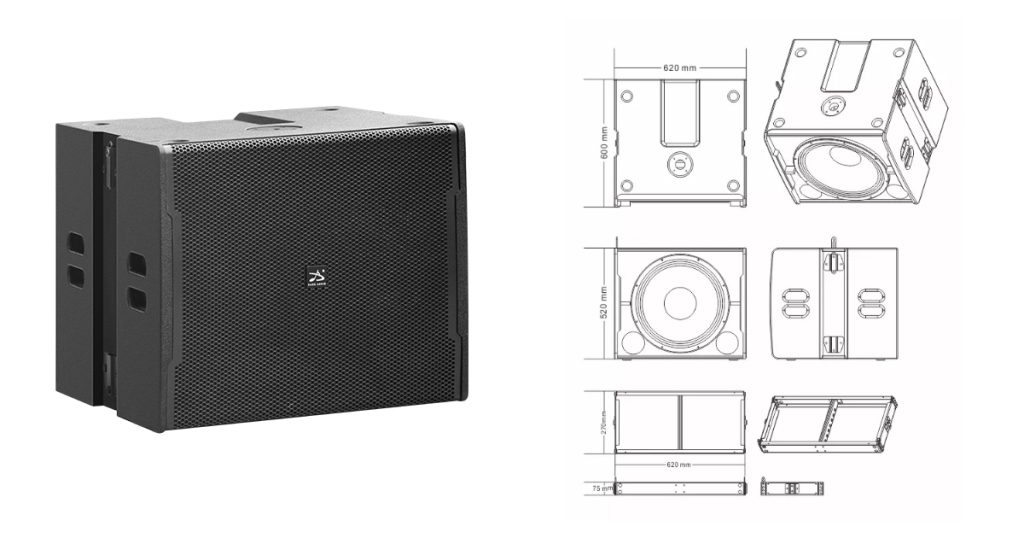 dare audio - loa sub s18 s18a