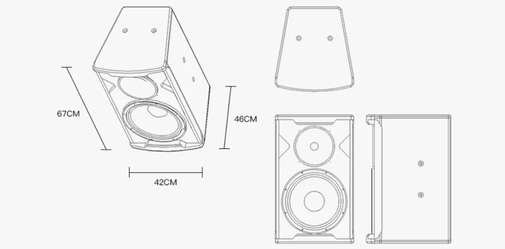 Loa full bass 15 inch