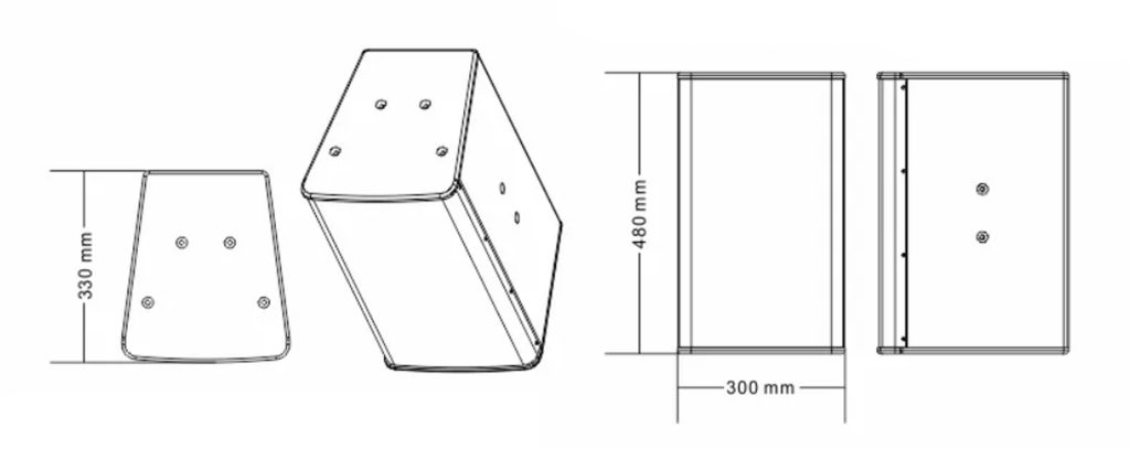 loa đa hướng bass 10 inch