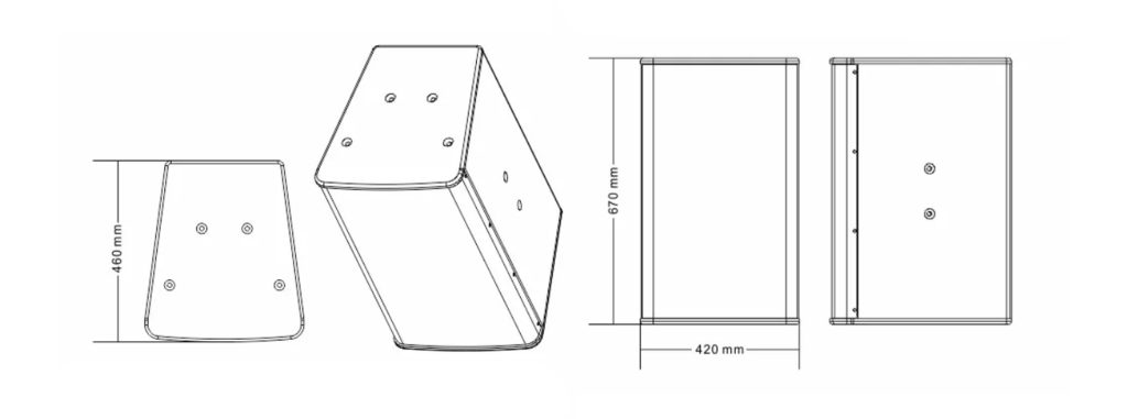 loa đa hướng bass 15 inch